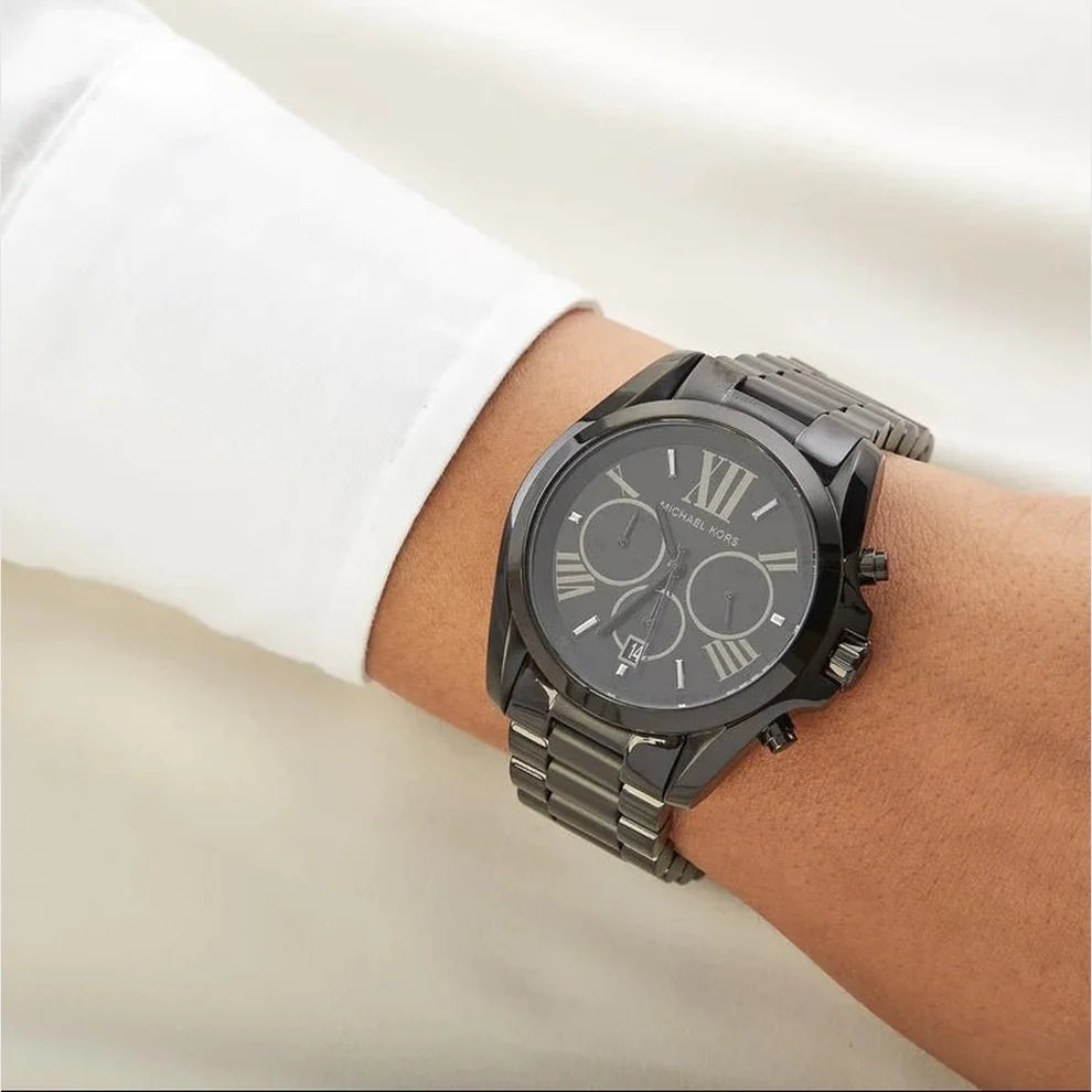 Michael Kors Bradshaw Chronograph Black Unisex Watch - MK5550