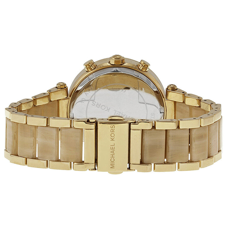 Michael Kors Parker Chronograph Champagne Dial Ladies Watch #MK5632 - The Watches Men & CO #3
