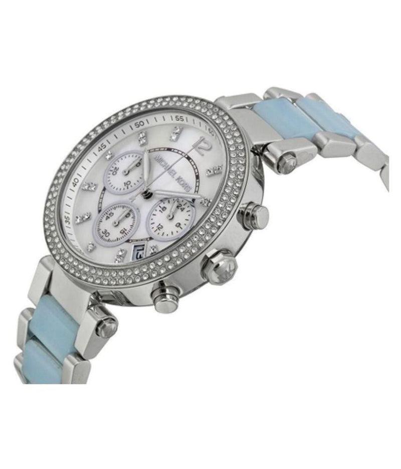 Michael Kors Parker Mother of Pearl Dial Ladies Watch MK6138 - The Watches Men & CO #3