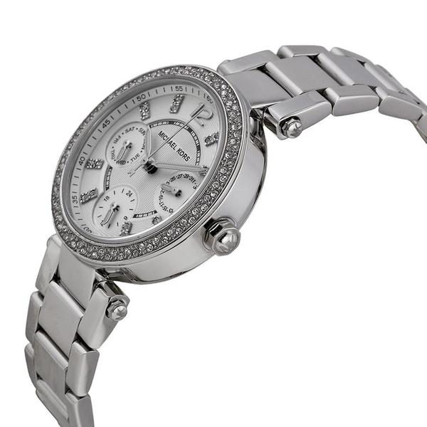 Michael Kors Parker Multi-Function Silver Ladies Watch MK5615 - Watch