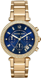 Michael Kors Parker Navy Blue Dial Women's Watch  MK6262 - The Watches Men & CO