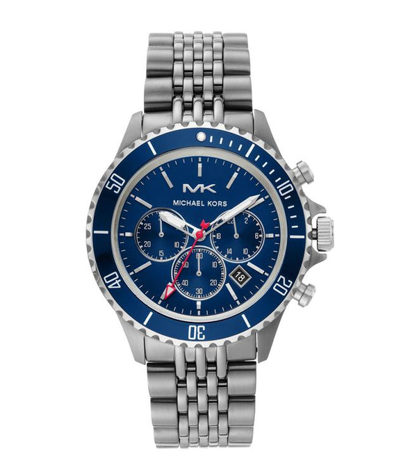Michael Kors Quartz Bayville Chronograph Blue Dial Men’s Watch MK8727 - Watch