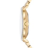 Michael Kors Quartz Mother of Pearl White Dial Gold Steel Strap Watch For Women - MK1065 mk1065 - Image 2