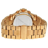 Michael Kors Rose Gold-tone Baguette Bezel Chronograph Ladies Watch MK5412 - The Watches Men & CO #3