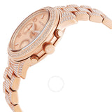 Michael Kors Runway Chronograph Quartz Crystal Rose Gold Dial Ladies Watch MK7481 - The Watches Men & Co #2