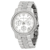 Michael Kors Runway Glitz Stainless Steel Chronograph Ladies Watch MK5825 (DEFECT)