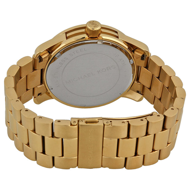 Michael Kors Runway Quartz Gold-tone Bracelet Champagne Dial Ladies Watch MK5473 - The Watches Men & CO #3