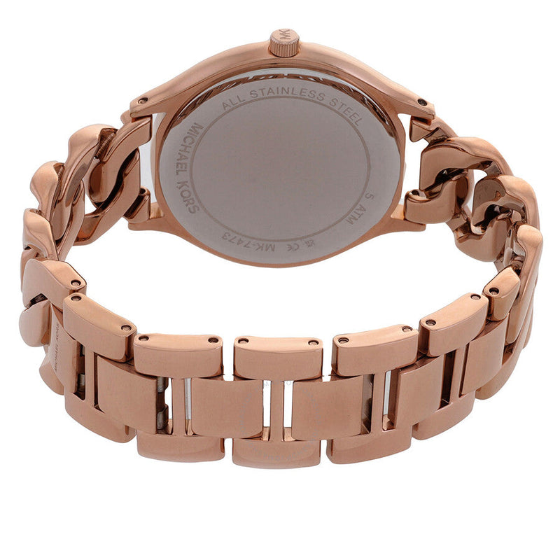 Michael Kors Runway Quartz White Dial Ladies Watch MK7473 - The Watches Men & Co #3