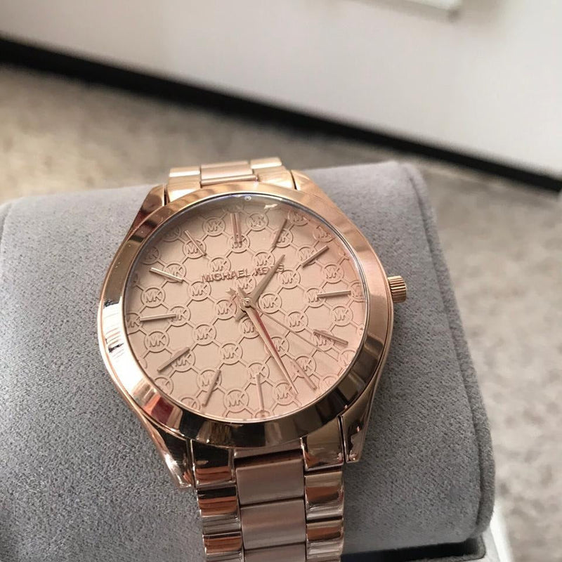 Michael Kors Runway Rose Gold Ladies Watch MK3336 - The Watches Men & CO #4