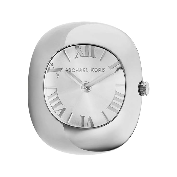 Michael Kors Rylee stainless steel women's watch with rounded square case and Roman numeral dial