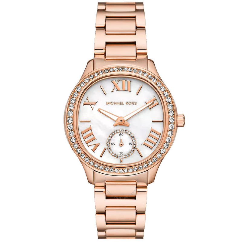 Michael Kors Sage Mother of Pearl Dial Ladies Watch MK4806 - The Watches Men & Co