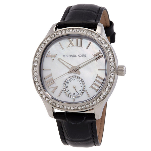 Michael Kors Sage Quartz Mother of Pearl Dial Ladies Watch MK4821 - The Watches Men & Co