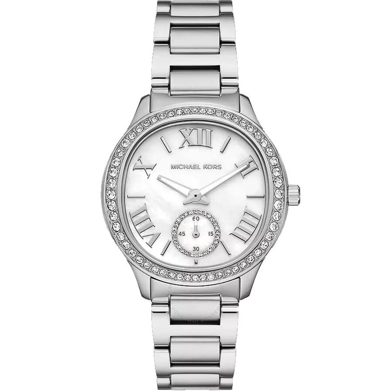 Michael Kors Sage Quartz White Dial Ladies Watch MK4807 - The Watches Men & Co