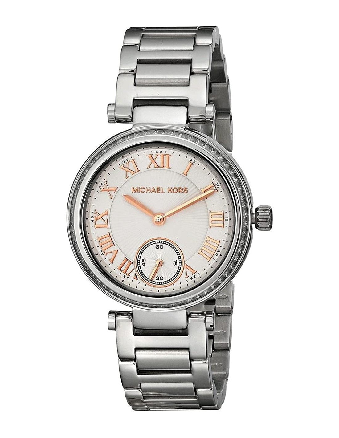 Michael Kors Skylar Silver Dial Stainless Steel Ladies Watch MK5970 - Watch