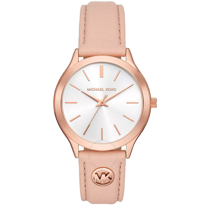 Michael Kors Slim Runway Quartz White Dial Ladies Watch MK7467 - The Watches Men & Co