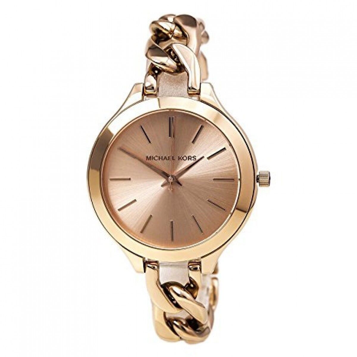 Michael Kors Slim Runway Twist Rose Dial Ladies Watch MK3223 - The Watches Men & CO #2