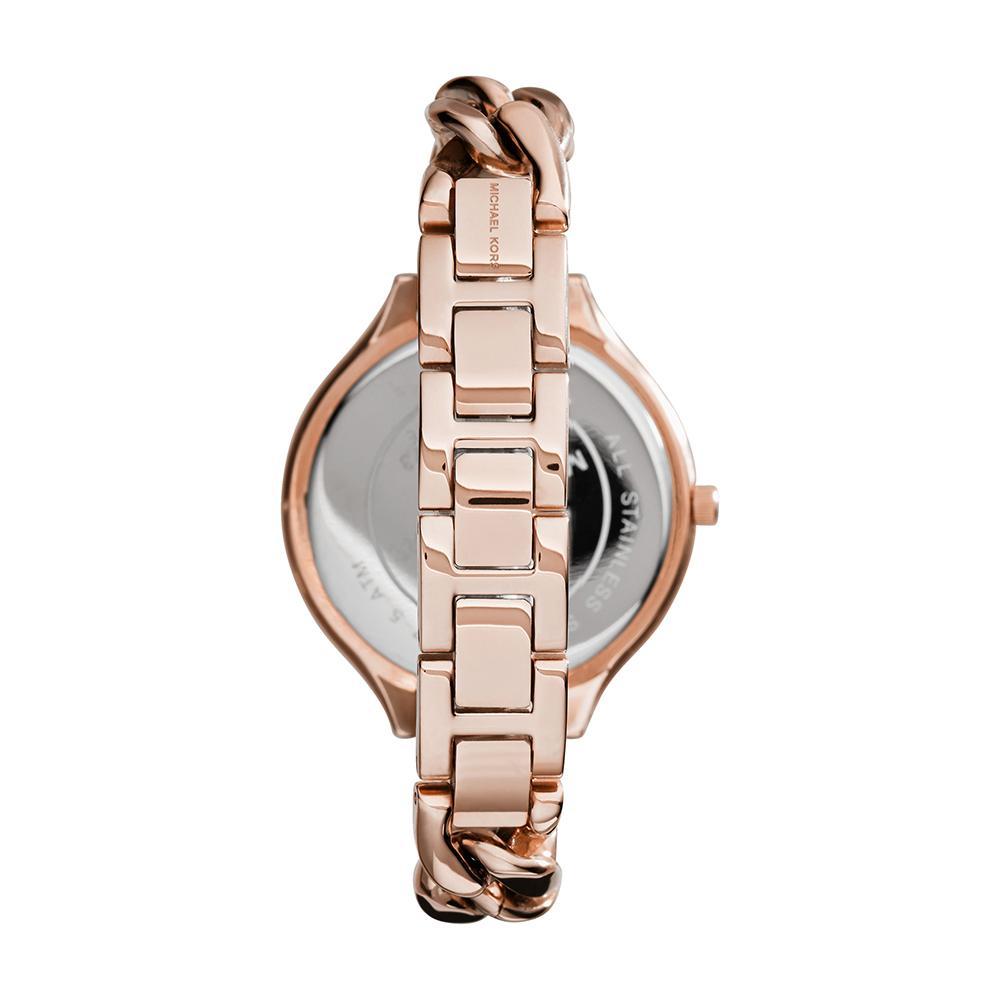 Michael Kors Slim Runway Twist Rose Dial Ladies Watch MK3223 - The Watches Men & CO #4
