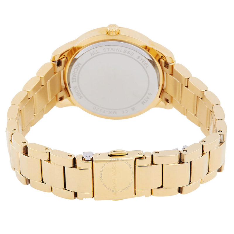 Michael Kors Tibby Quartz Crystal Gold Dial Ladies Watch and Bracelet Gift Set - The Watches Men & Co #3