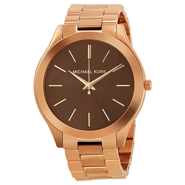 Michael Kors Vintage Classic Slim Runway Rose Gold-tone Ladies Watch MK3181 - The Watches Men & CO