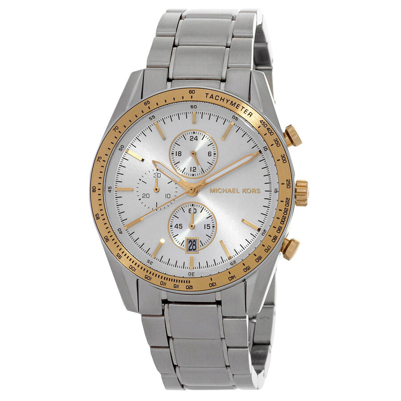 Michael Kors Warren Chronograph Quartz White Dial Men's Watch MK9112 - The Watches Men & Co