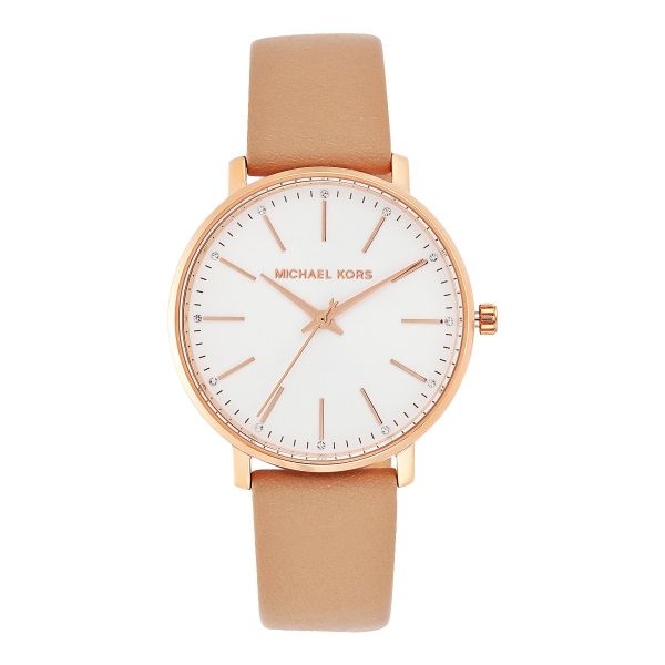 Michael Kors Pyper Rose Gold White Dial Ladies Watch MK2748