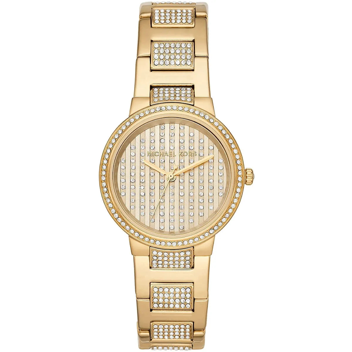 Michael Kors Gabbi Pave Gold-Tone Women's Watch - MK3985