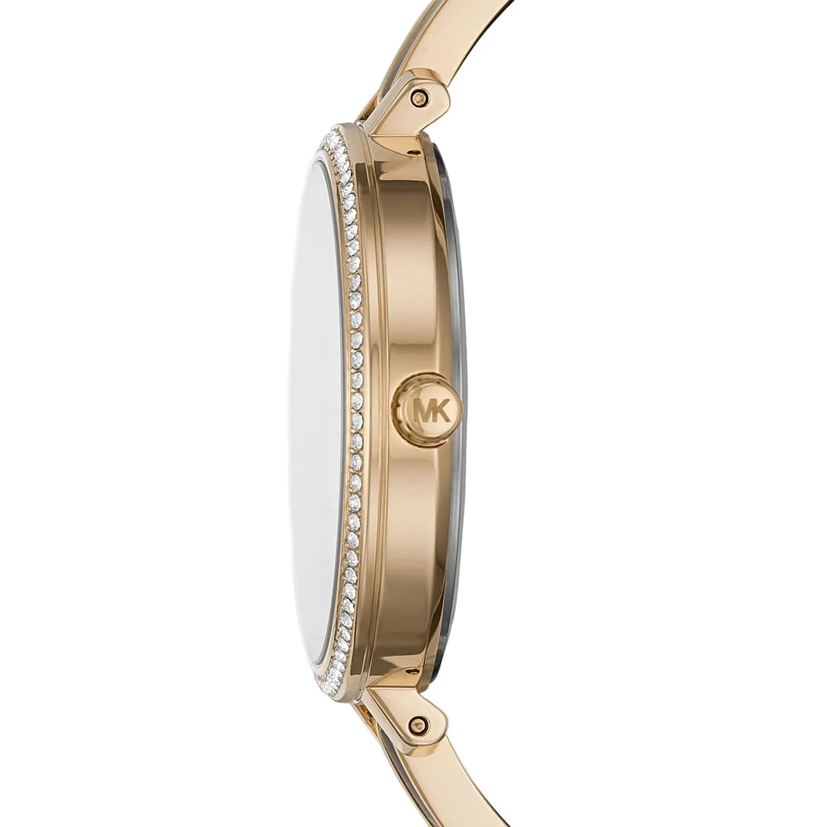 Michael Kors Jaryn Gold with Pavé Dial Two-tone Slim Bangle Women's Watch - MK4544
