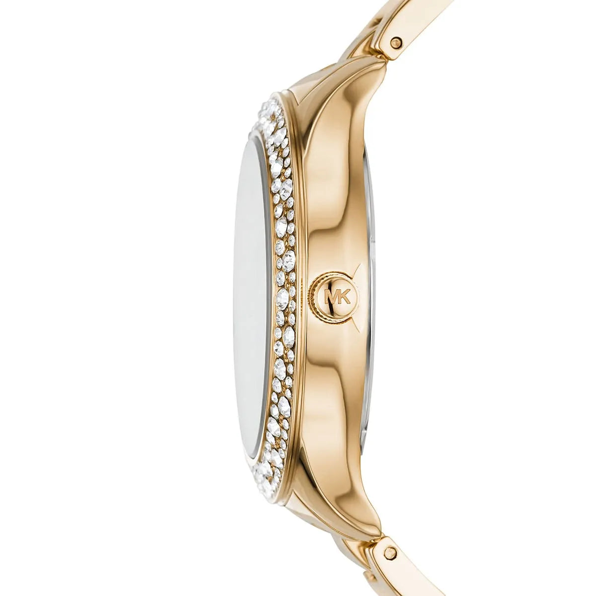 Michael Kors Liliane White MOP Dial Gold Women's Watch - MK4555