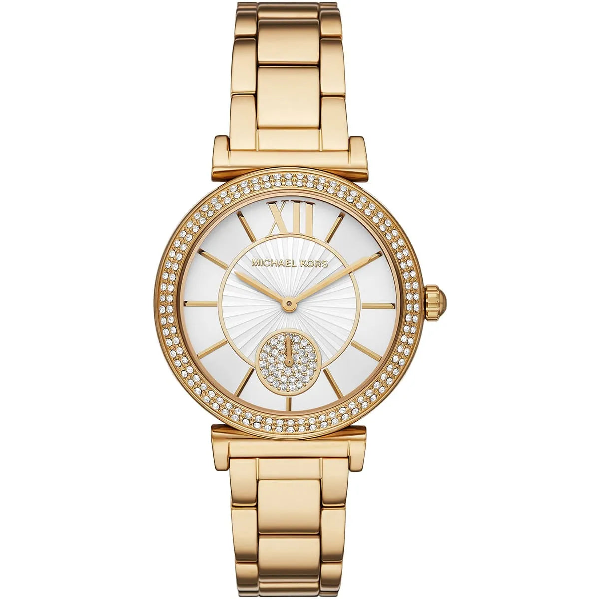 Michael Kors Abbey Pave Gold-Tone Women's Watch - MK4615