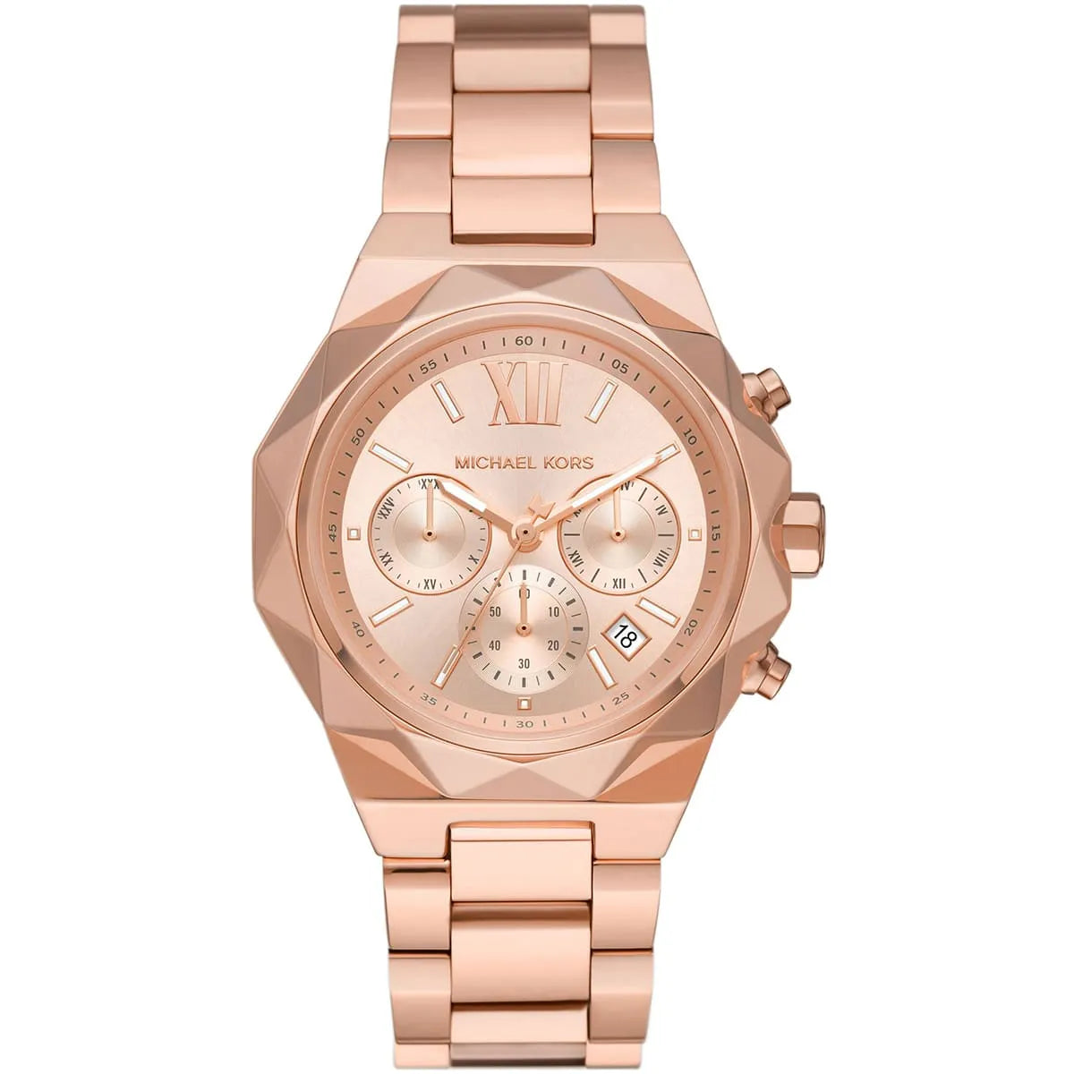 Michael Kors Raquel Chronograph Rose Gold-Tone Watch - MK4688