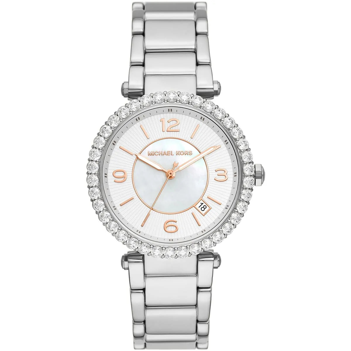 Michael Kors Parker Lux Silver-Tone Women's Watch - MK4694