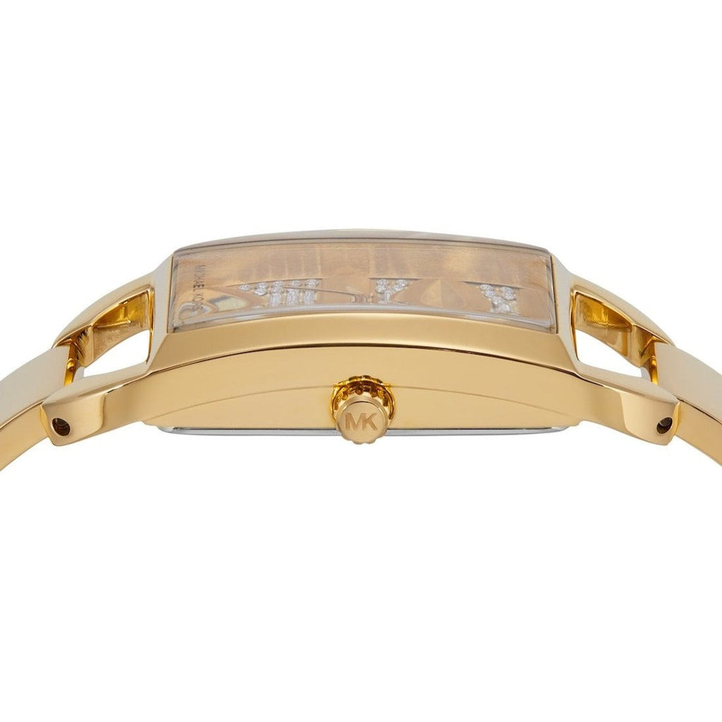 Michael Kors Empire Pavé Gold Bangle Women's Watch - MK4840
