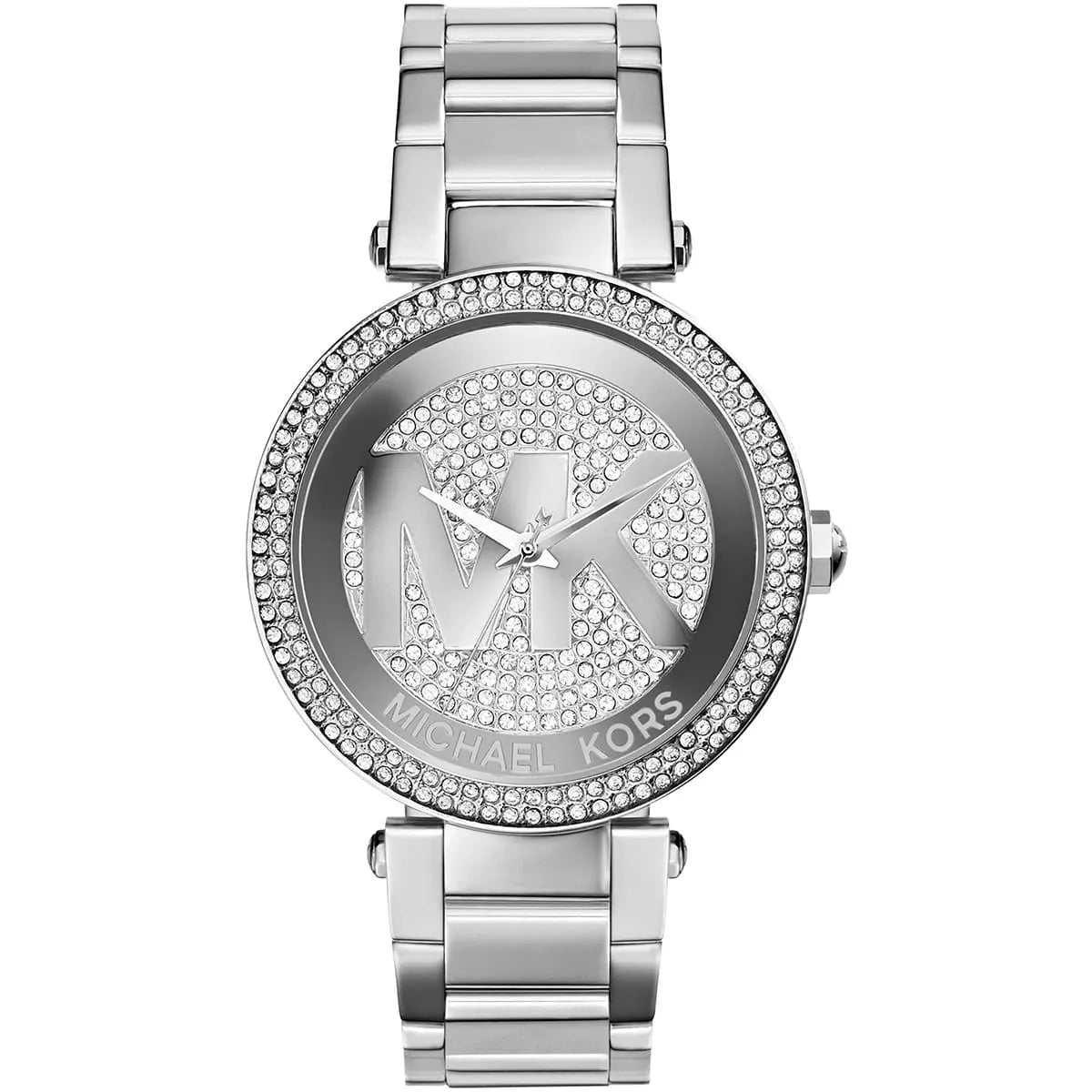 Michael Kors Parker Crystal Pave Dial Silver-Tone Women's Watch - MK5925