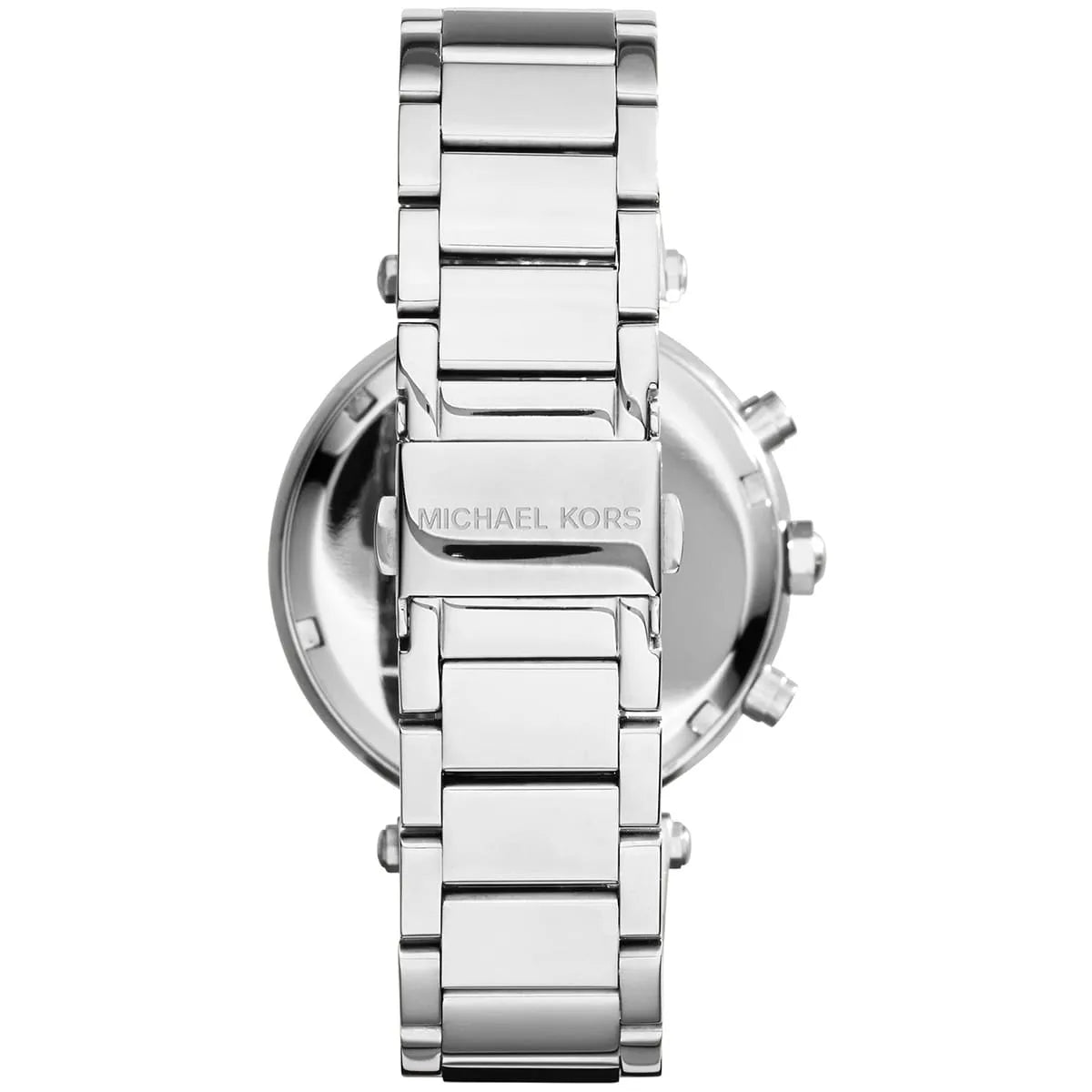Michael Kors Parker Pink Dial Silver-Tone Women's Watch - MK6105