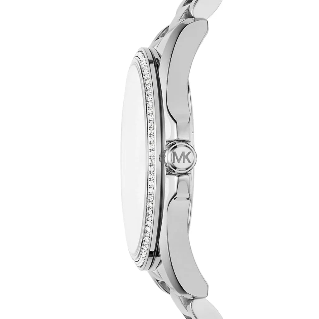 Michael Kors Bradshaw Analogue Silver-Tone Watch - MK6554