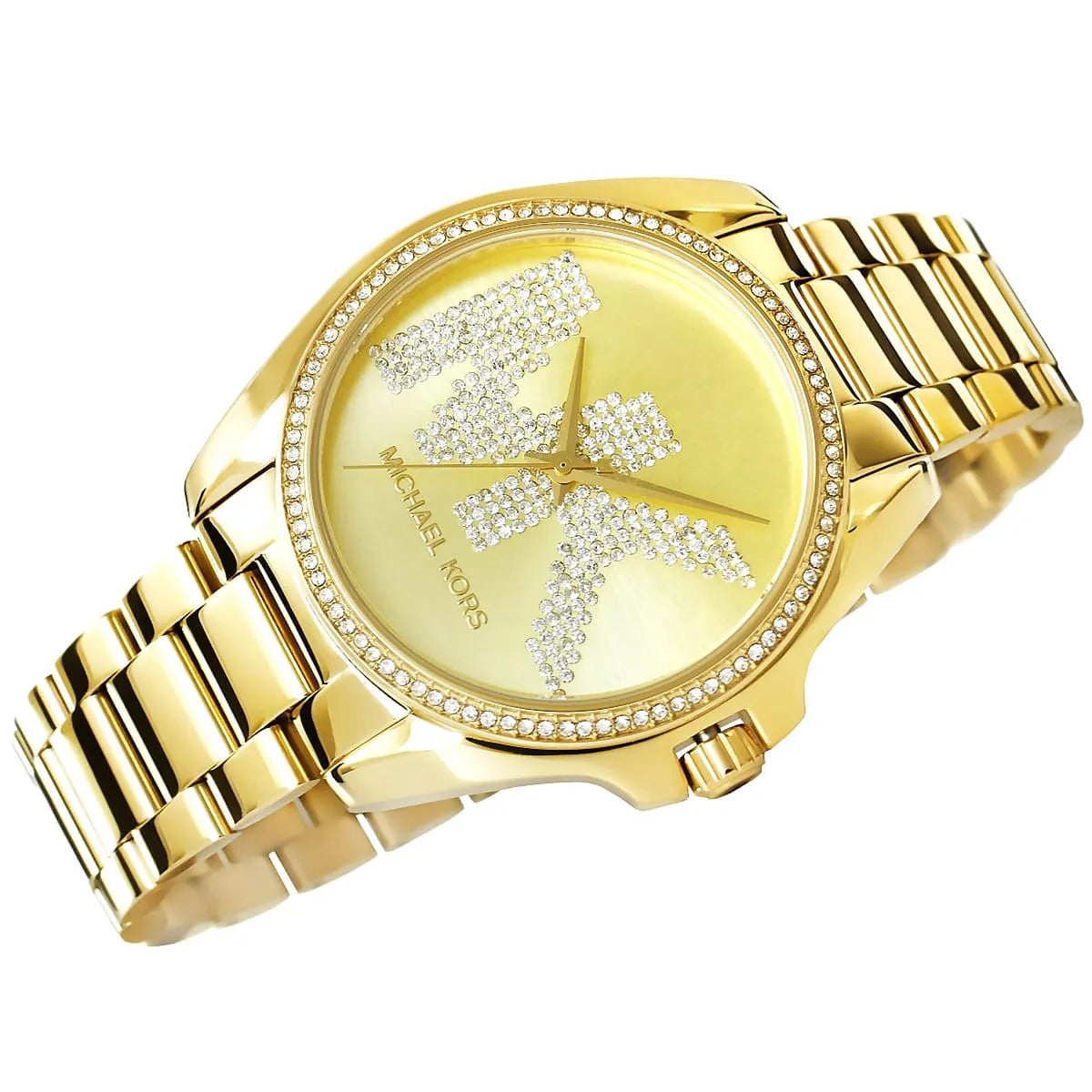 Michael Kors Bradshaw Crystal Bezel Gold-Tone Women's Watch - MK6555