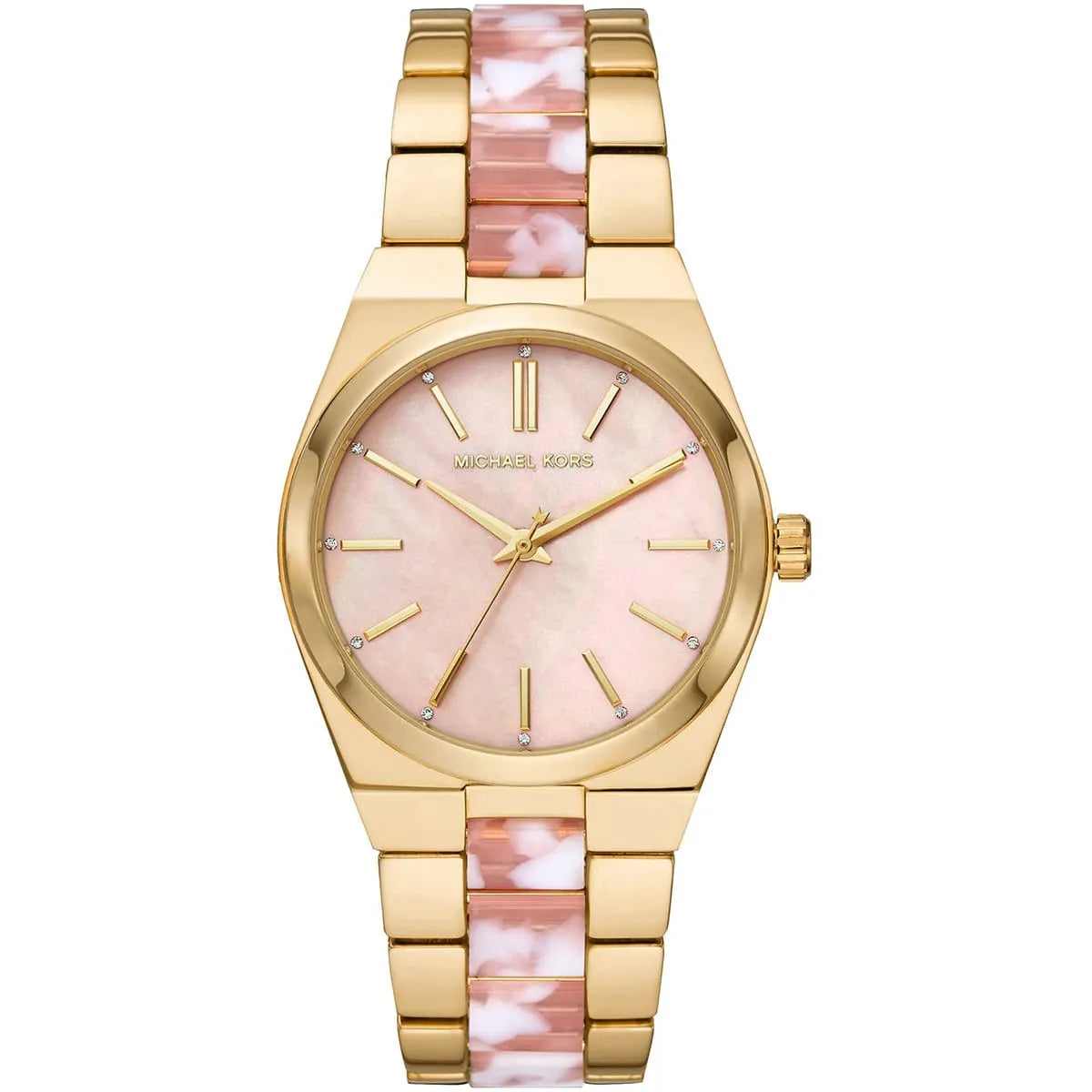 Michael Kors Ritz Gold-Tone and Tortoise Acetate Watch - MK6650