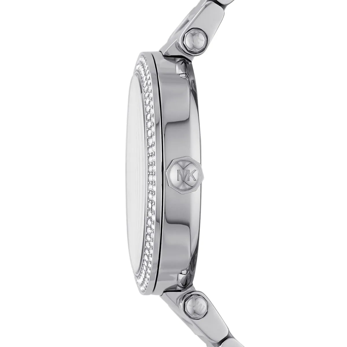 Michael Kors Parker Silver-Tone Glitz Logo Women's Watch - MK6658