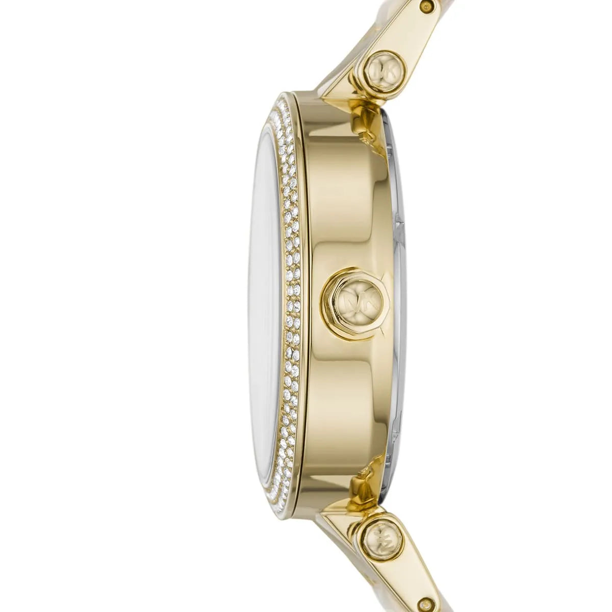 Michael Kors Parker Multi-Function Gold-Tone and Acetate Women's Watch - MK6833