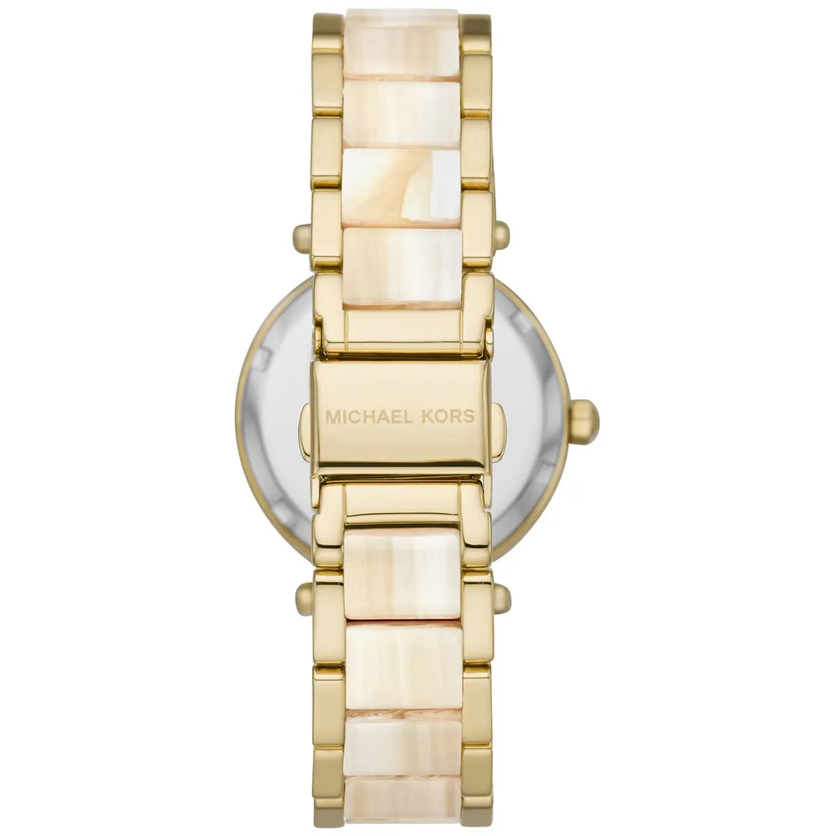 Michael Kors Parker Multi-Function Gold-Tone and Acetate Women's Watch - MK6833