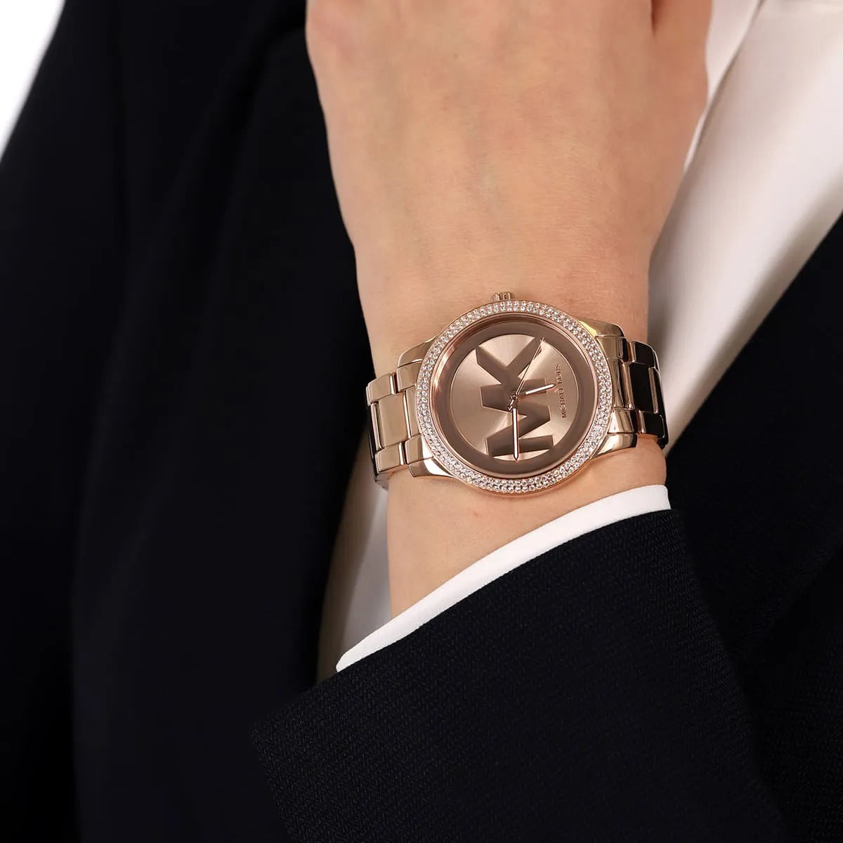 Michael Kors Tibby Three-Hand Rose-Gold Women's Watch - MK6880