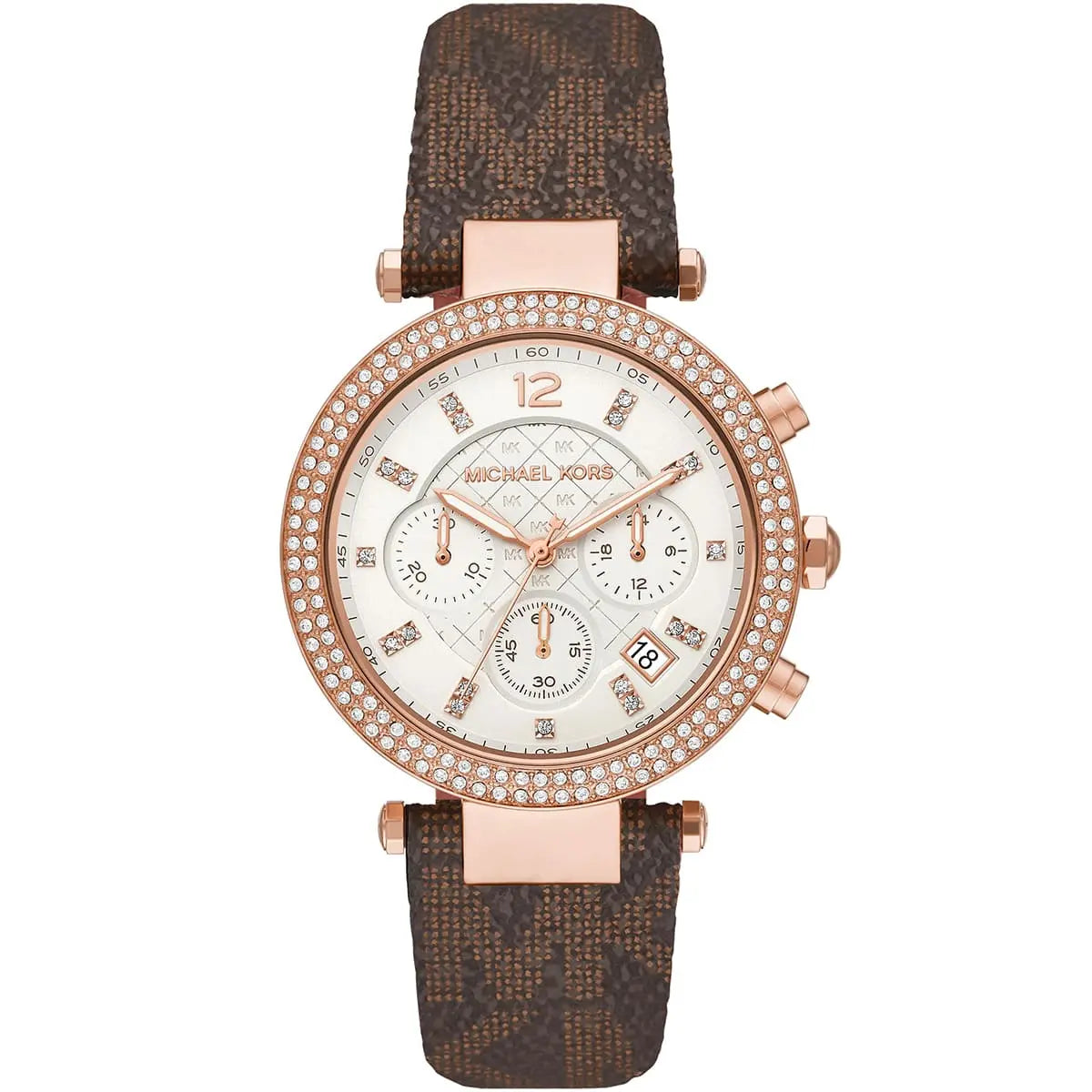 Michael Kors Oversized Parker Pavé Rose Gold-Tone Women's Watch - MK6917