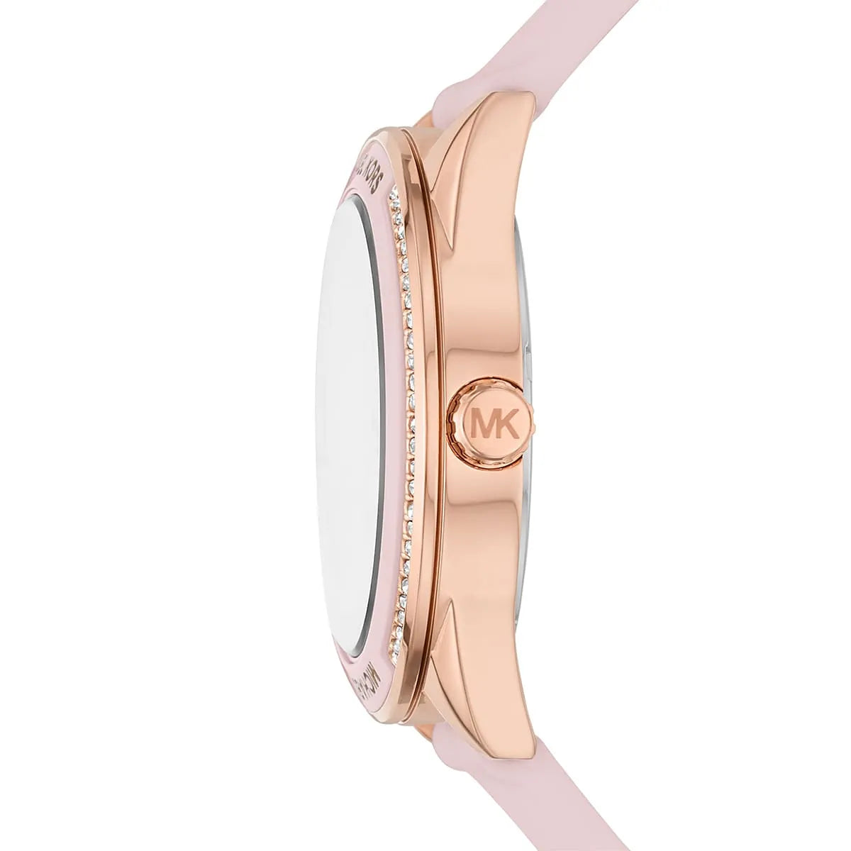 Michael Kors Oversized Sport Rose Gold-Tone and Silicone Women's Watch - MK6946