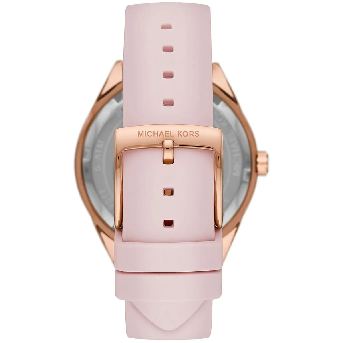 Michael Kors Oversized Sport Rose Gold-Tone and Silicone Women's Watch - MK6946