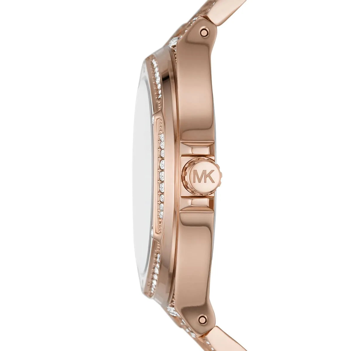 Michael Kors Oversized Lennox Pavé Rose Gold-Tone Women's Watch - MK6992