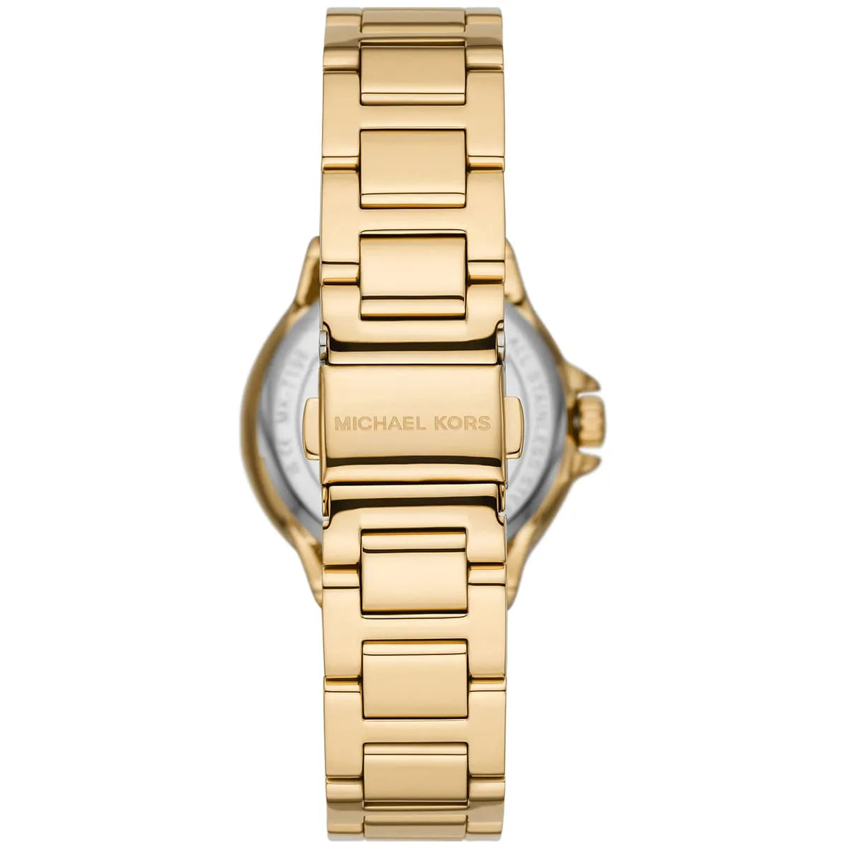Michael Kors Camille Crimson Pavé Dial Gold-Tone Women's Watch - MK7196