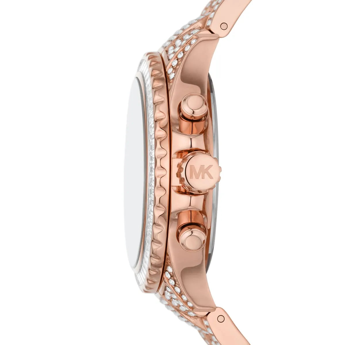 Michael Kors Everest Chronograph Rose Gold-Tone Crystal Women's Watch - MK7235