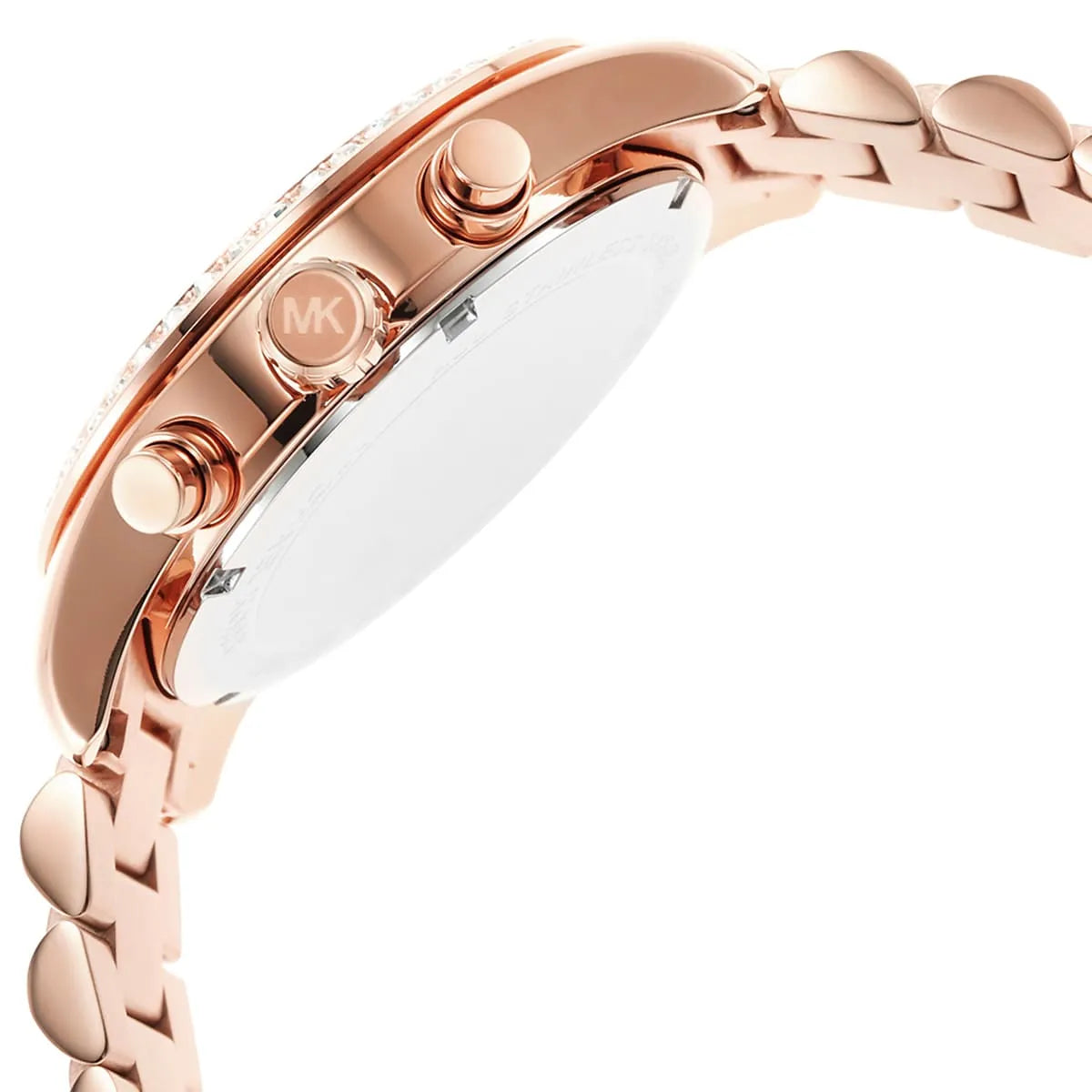 Michael Kors Lexington Chronograph Pink MOP Dial Rose-gold Women's Watch - MK7242