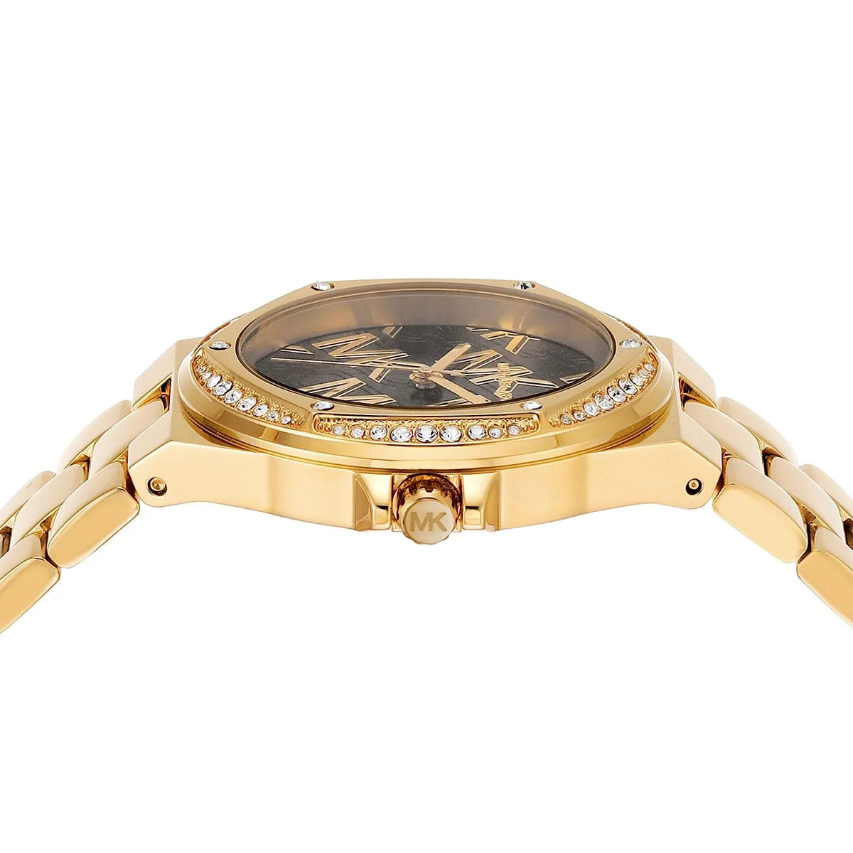 Michael Kors Lennox Pavé Gold Tone Women's Watch -  MK7404
