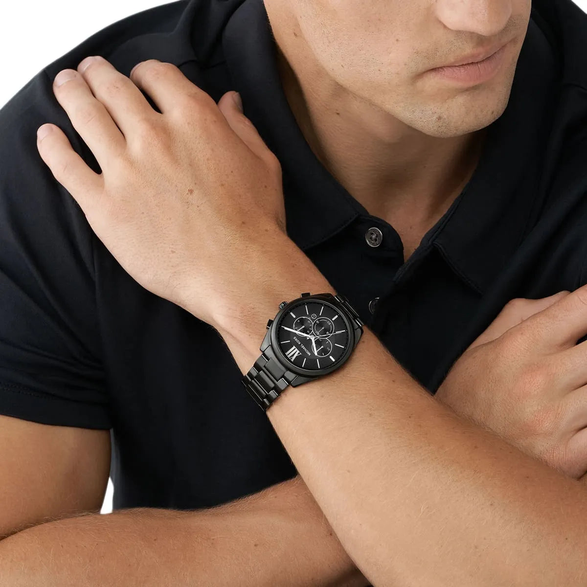 Michael Kors Janelle Chronograph Black Men's Watch - MK8993